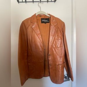 Brown Leather Jacket Vintage